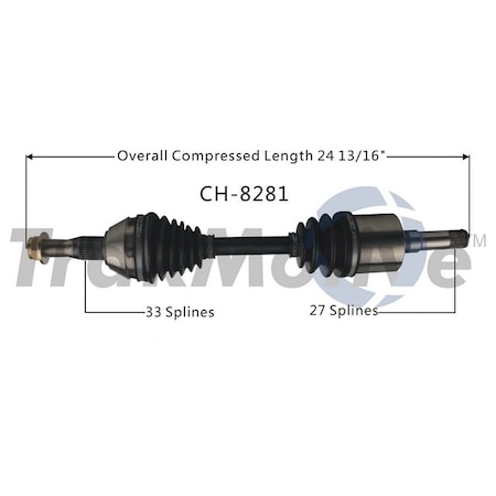Surtrack Axle Cv Axle Shaft, Ch-8281 CH-8281